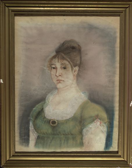 The framed portrait of Mary Raymond Underhill